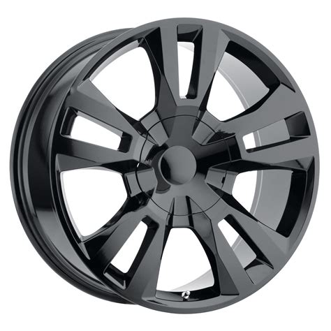 Chevy Gloss Black 20 Inch Rst Style Split Spoke Wheels
