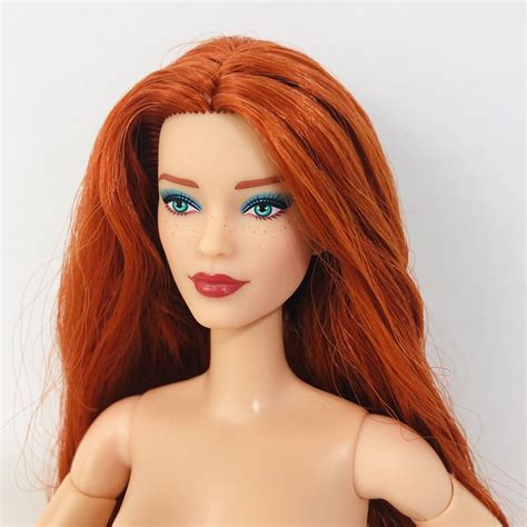 Nude Barbie Doll Made To Move Signature Looks Redhead Victoria Relaxed Hair New Ebay