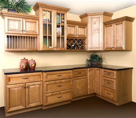 Check spelling or type a new query. honey maple kitchen cabinets with different heights ...