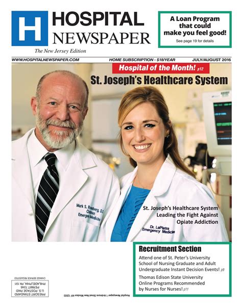 Hospital Newspaper New Jersey 2016 Ebook By Joseph Belsito Issuu