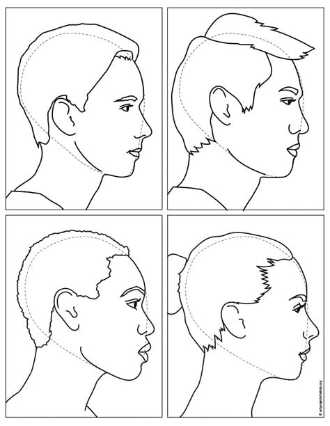 How To Draw A Side Profile · Art Projects For Kids