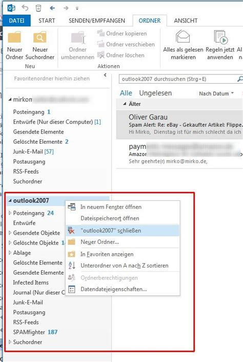 Für links auf dieser seite erhält chip ggf. Outlook aufräumen | Archivierung, Einstellungen, Ordner