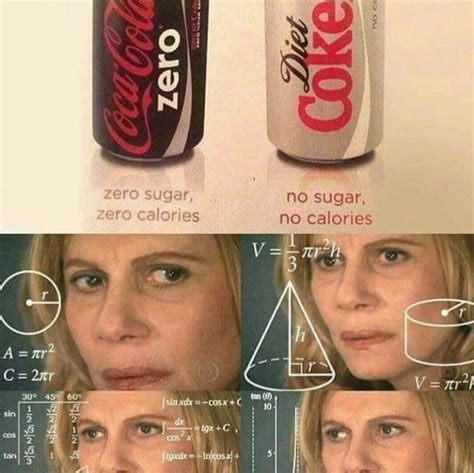 Diet Coke Vs Coke Zero Rmemes