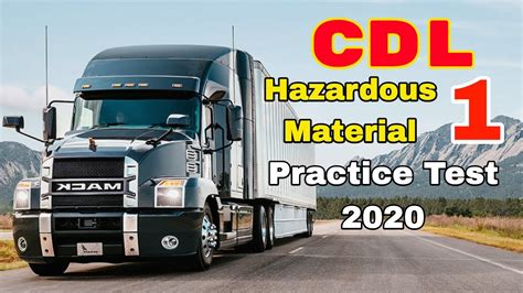 Cdl Hazmat Endorsement Test Questions And Answers Study Guide
