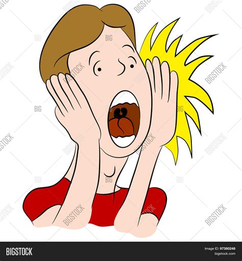 Image Cartoon Yelling Vector And Photo Free Trial Bigstock