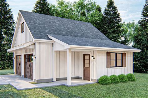 Plan 62843dj Modern Farmhouse Detached Garage With Pull Down Stairs