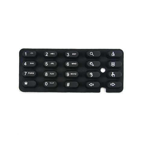 Odm Oem Laser Cutting Black Rubber Keyboard Custom Made Silicone Button