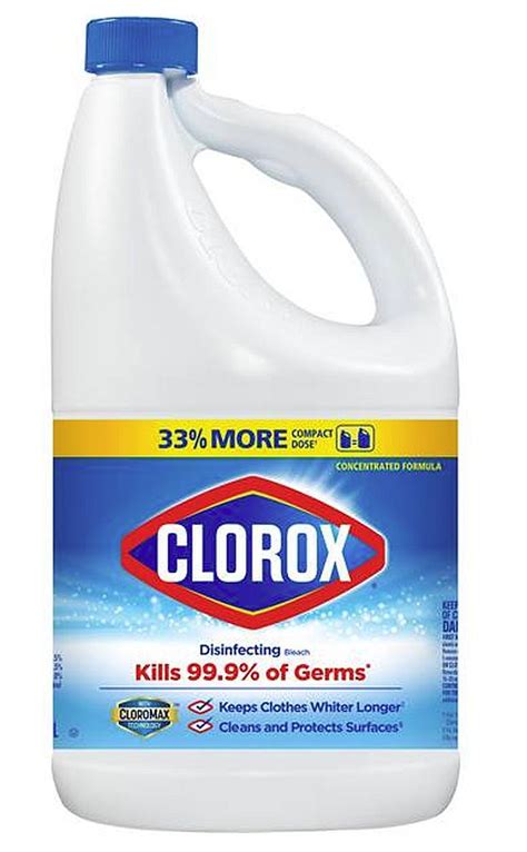 Clorox 32263 81 Ounce Disinfecting Bleach Concentrated Formula At