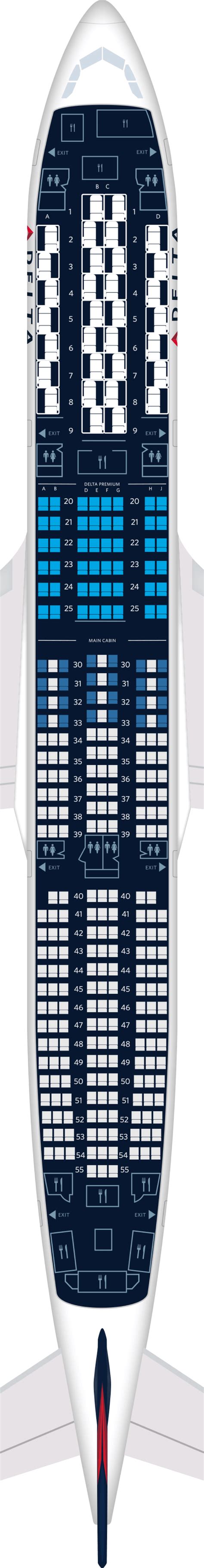 Airbus A350 900 Seating Plan