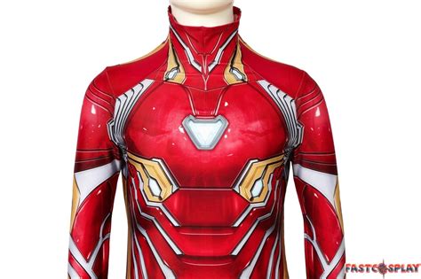 Iron Man Tony Stark Nanotech Suit 3d Kids Jumpsuit