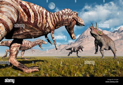 T Rex Hunting Pack Hi Res Stock Photography And Images Alamy