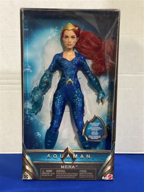 2018 Mattel Aquaman Mera Doll Nrfb For Sale Online Ebay