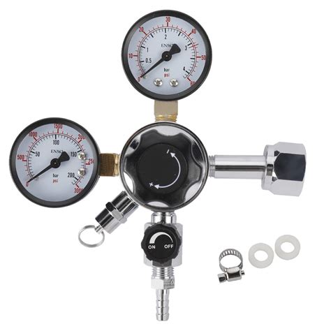 Buy Dual Gauge Co2 Draft Dispensing Regulator 0 60 Psi Low Pressure 0