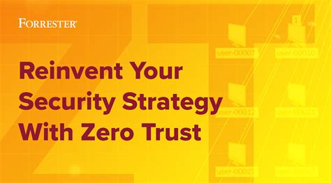 Revolutionize Your Security With Forresters Zero Trust Model