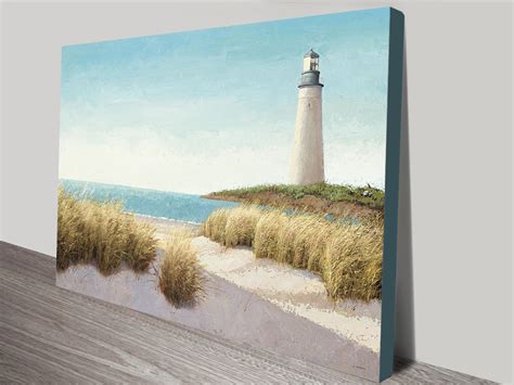 Lighthouse By The Sea James Wiens Artwork Online Canvas Prints