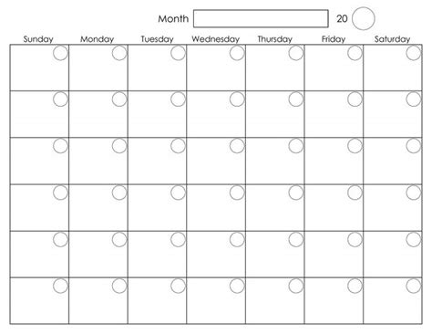 Blank Calender Template New Free Printable Monthly Calendar May 2019
