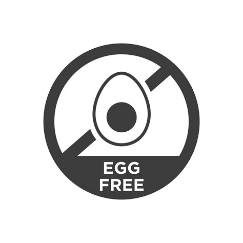 Egg Free Icon 343940 Vector Art At Vecteezy