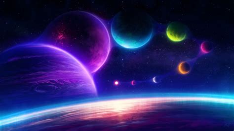 1920x1080 Colorful Planets Chill Scifi Pink 4k Laptop Full Hd 1080p Hd