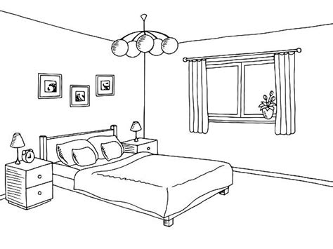 Best White Bedroom Illustrations Royalty Free Vector Graphics And Clip