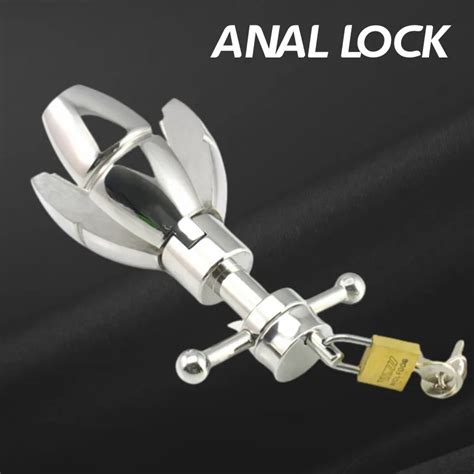Butt Plug Stainless Steel Open And Close Posterior Anal Plugs Anal Lock