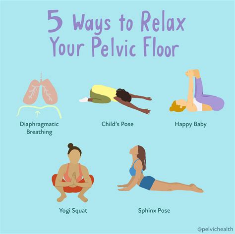 5 Ways To Relax Your Pelvic Floor Pelvic Floor Floor Workouts Pelvic Floor Exercises
