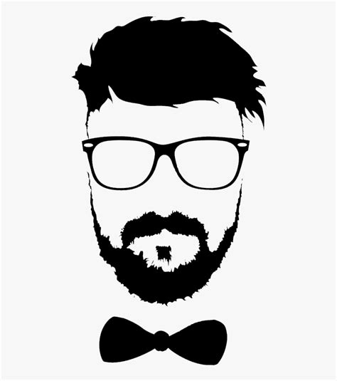 Hairstyle Beard Moustache Glasses Png File Hd Clipart Beard Man