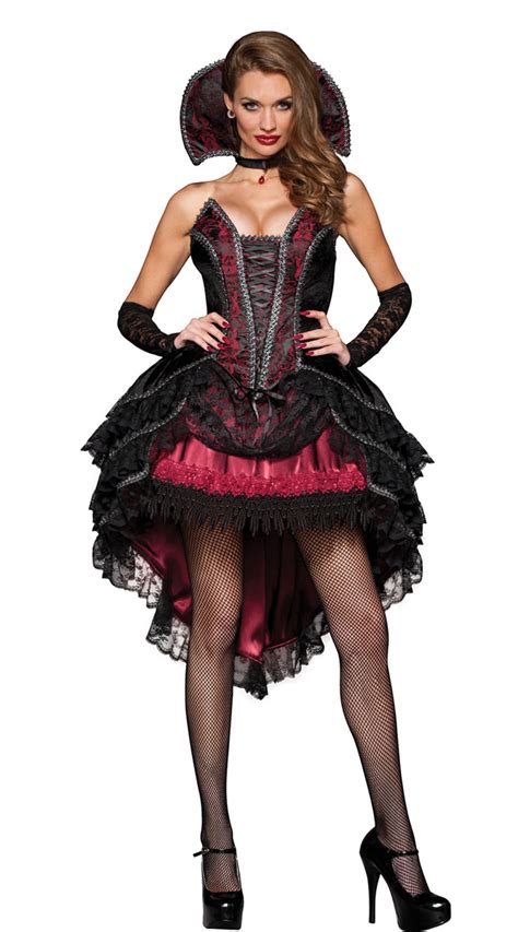 details about edgy vamp victorian vampire gothic horror girls halloween costume xl costume