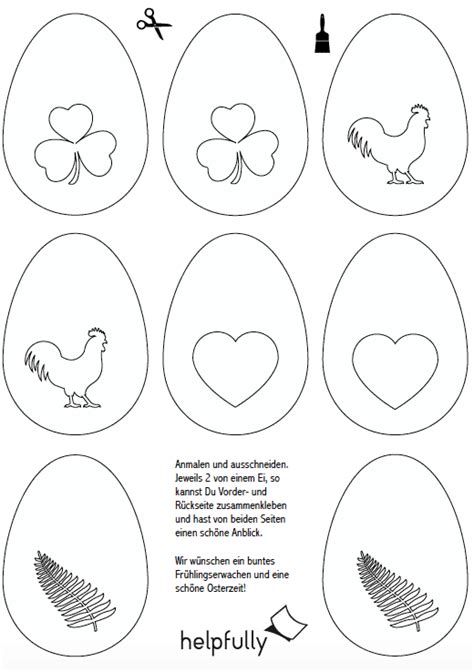 Bart muster schablonen fische schablonen ausdrucken. Ostereier Zum Ausmalen | Kinder Ausmalbilder