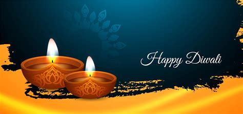 Happy Diwali Colorful Festive Banner 676145 Vector Art At Vecteezy