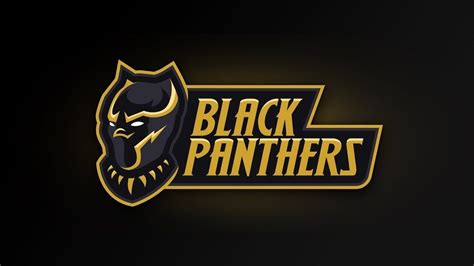 Gold And Black Panther Logo Logodix
