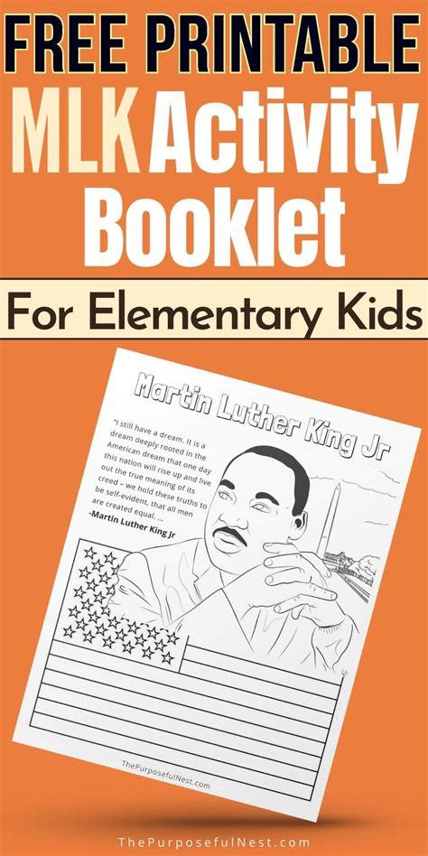Martin Luther King Jr Lesson Plan With Printable Coloring Page And