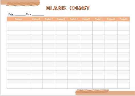 10 Printable Blank Chart Template Room