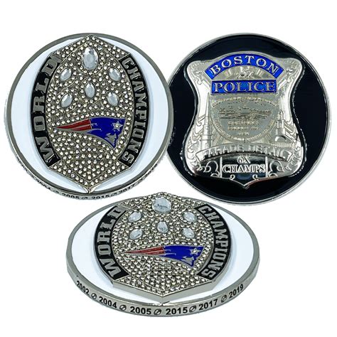 Bl12 008 Boston Police Parade Detail Championship Challenge Coin