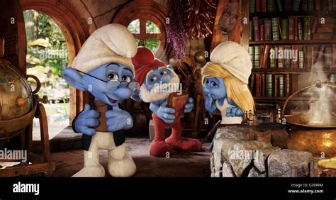 Film Stills From The Upcoming Animated Comedy The Smurfs 2 Featuring Sofia Vergara Neil