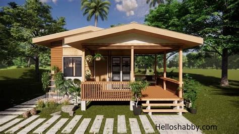 Modern Bahay Kubo Amakan House With 33 Sqm Half Concrete Design