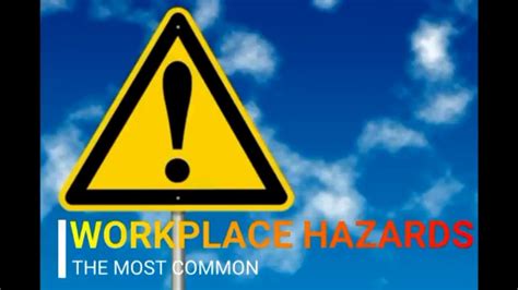 Identifying Common Workplace Hazards Youtube