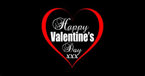 Heart Happy Valentines Day Xxx T Valentines Day Sticker Teepublic