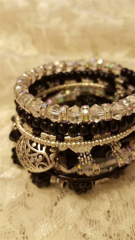 Jewelry By Martica Black Elegance Memory Bracelet