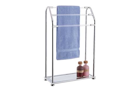 Stylish Free Standing Towel Racks For Outstanding Bathroom