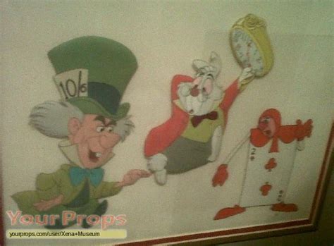 Alice In Wonderland Animation Cels Of The Mad Hatter A Card And The