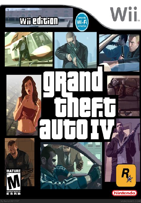 Gta Iv Wii Edition Wii Box Art Cover By Xwind