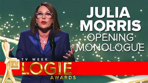 Julia Morris Opening Monologue Tv Week Logie Awards 2022 Youtube