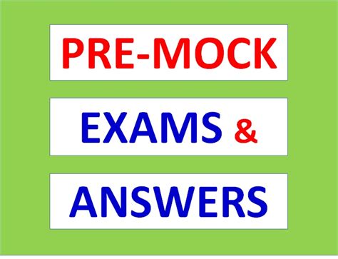 Pre Mock Exams Form Four Download Exams With Answers From 2021