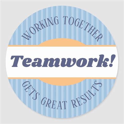 Teamwork Great Job Employee Recognition Stickers Zazzle Employee