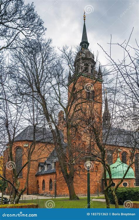 Church Of The Holy Ghost Copenhagen Denmark Stock Image Image Of