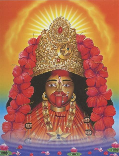 Kali Vintage Style Hindu Devotional Print Etsy