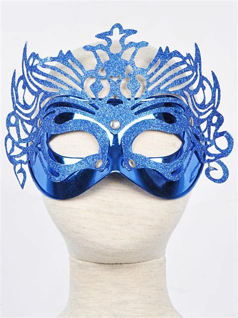 White carnival mask with blue feathers and golden glitter isolated on white background. carnival mask - blue | Carnival masks, Mask party, Playing ...
