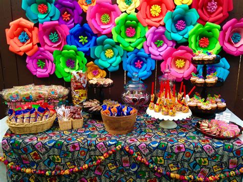 Mexicn Fiesta Themed Candy Bar Fiesta Theme Party Mexican Birthday Parties Fiesta Party