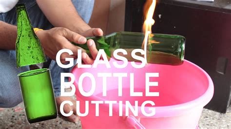Recycle How To Cut Glass Bottle With Thread And Fire