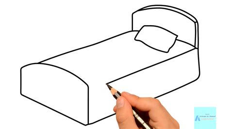 Easy Draw A Bed Step By Step For Kids Costv